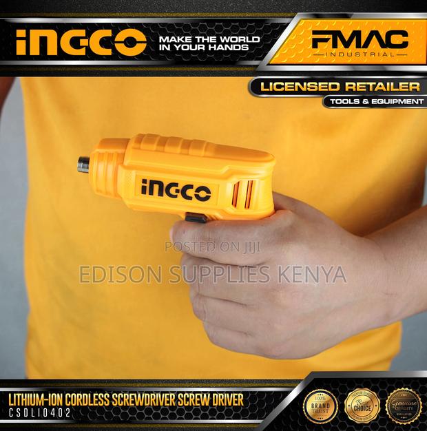 INGCO Cordless Screwdriver Lithium-Ion Screw Driver CSDLI040 - thumbnail 2