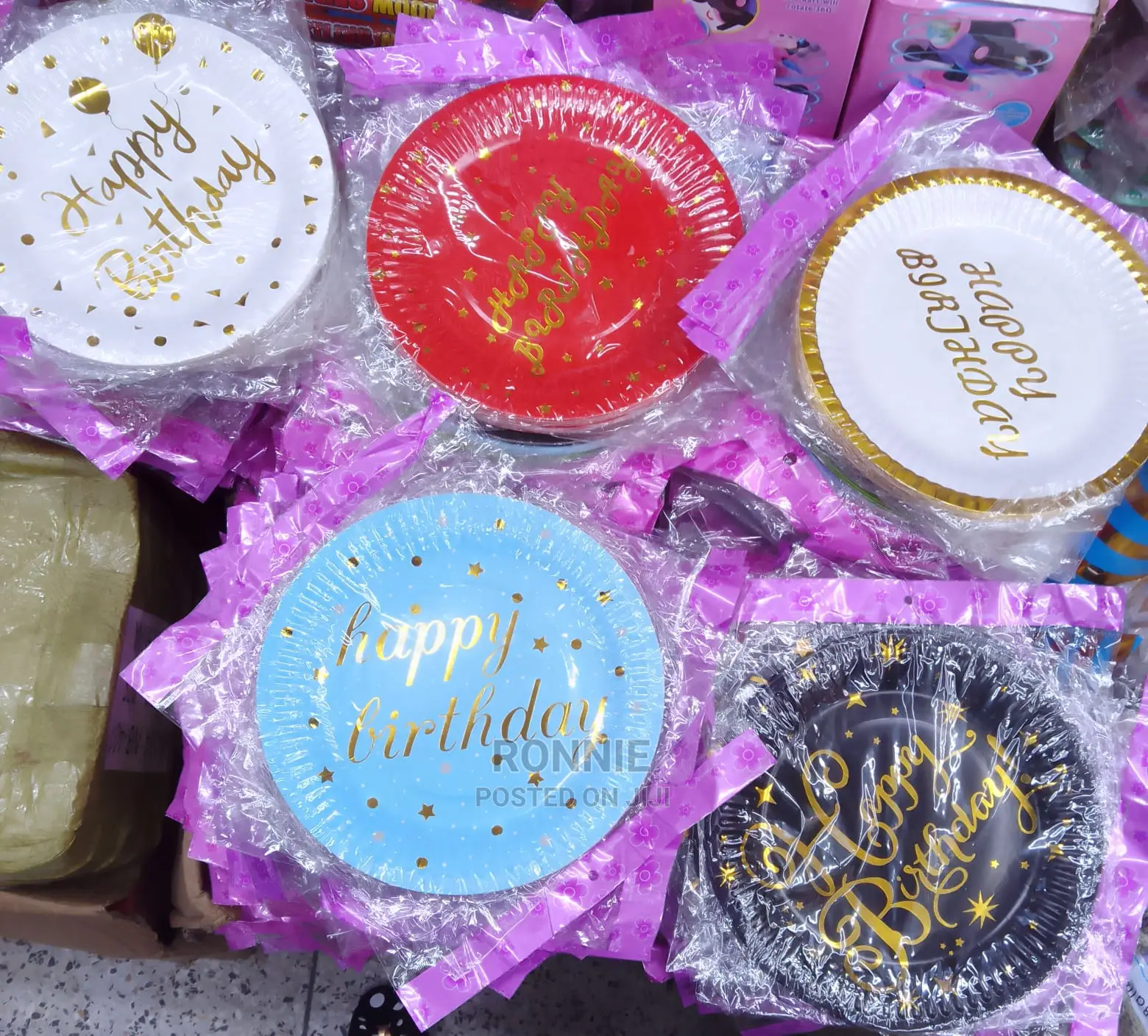 Birthday Plates - A Pack of 10pcs