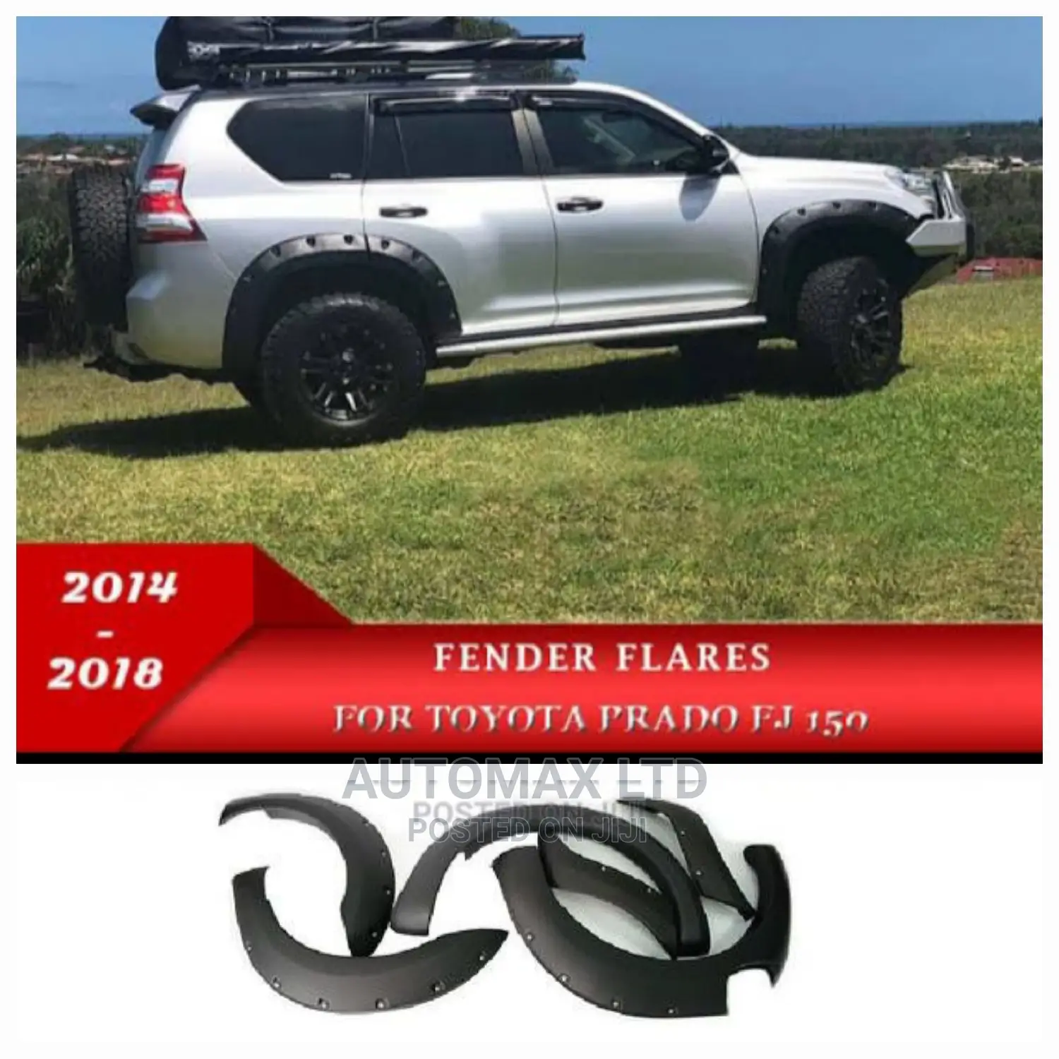 Toyota Land Cruiser Prado, J150, Wheel Arch Fenders