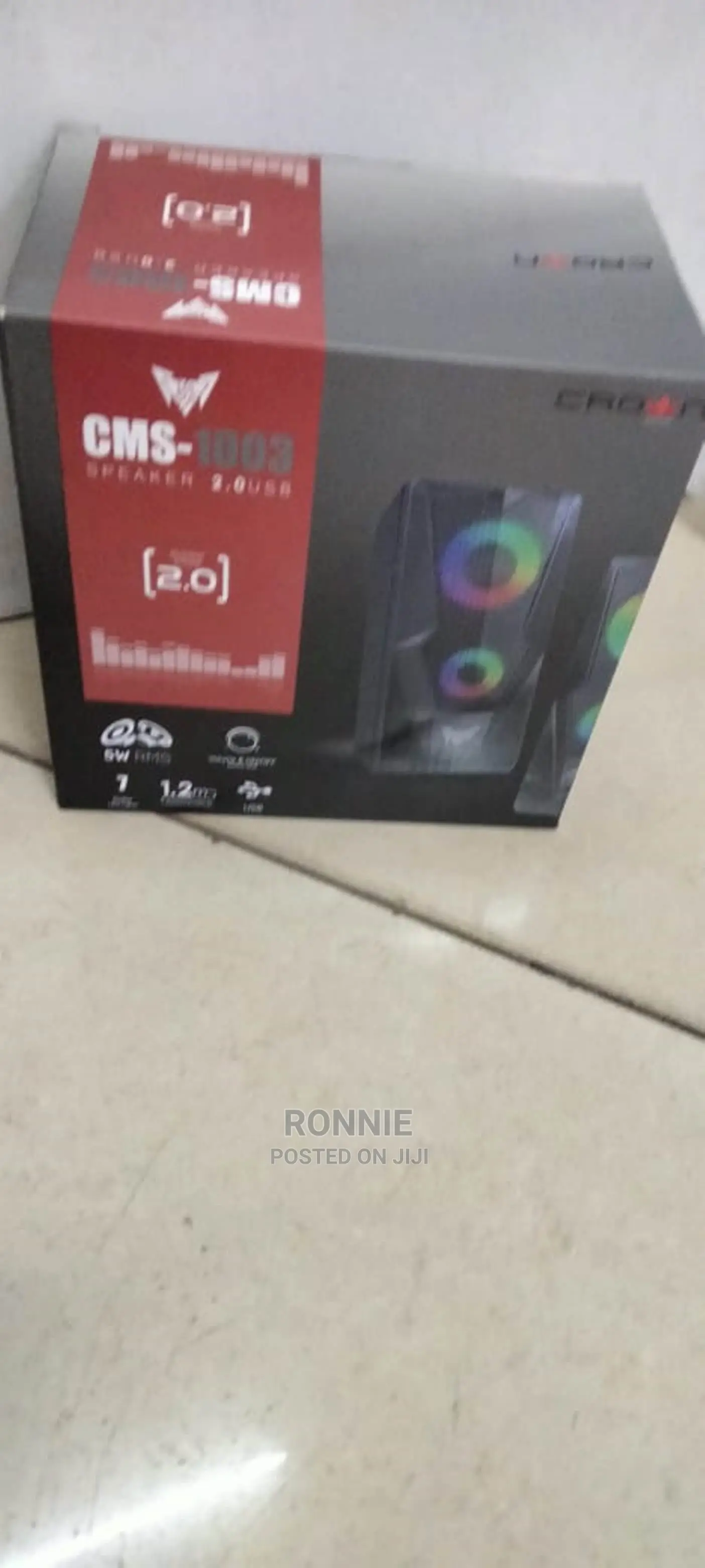 CROWN CMS-1003 RGB 2.0 SPEAK Bass Wireless Bluetooth Speaker