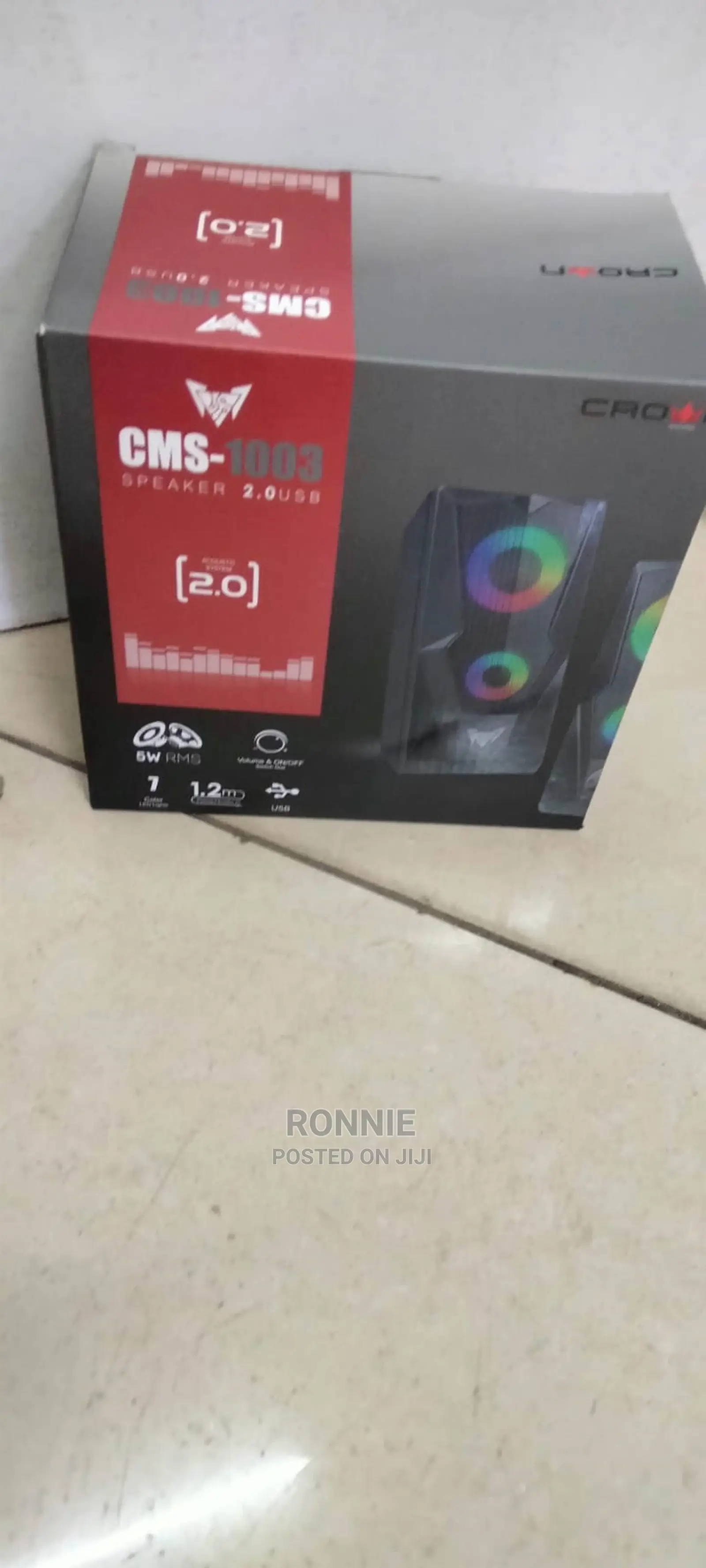 CROWN CMS-1003 RGB 2.0 SPEAK Bass Wireless Bluetooth Speaker