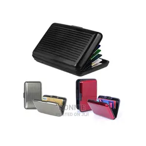 Business ID Credit Card Wallet Holder Aluminum Metal Case