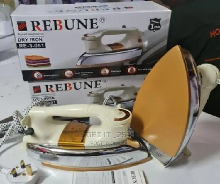 Rebune Dry Iron
✳Model(RE-3-051)
✳1200 Watts