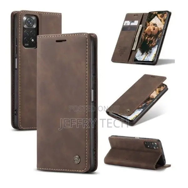 Redmi Note 11a Casing Flip Cover Leather Wallet