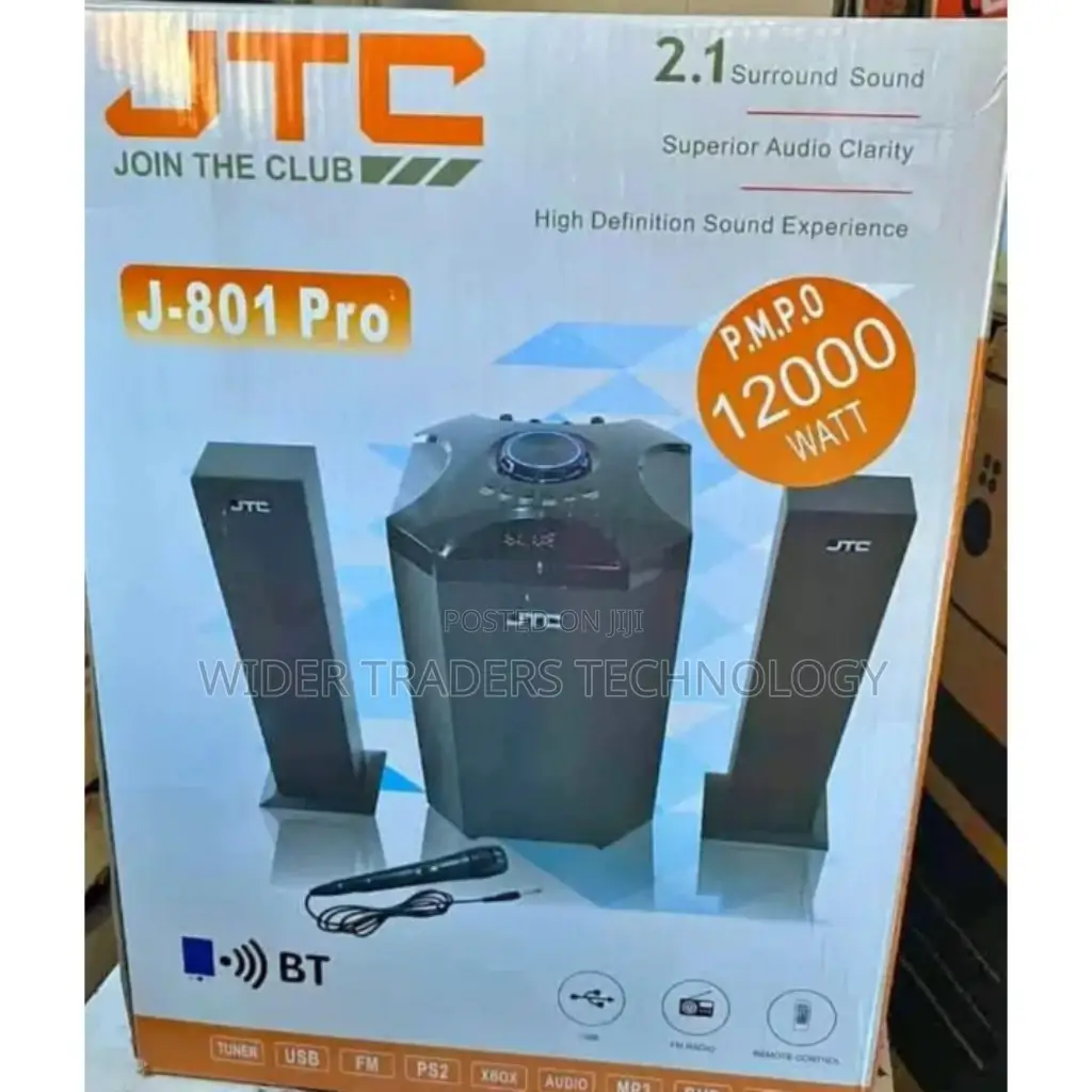 JTC 2.1ch Speaker System 12000W