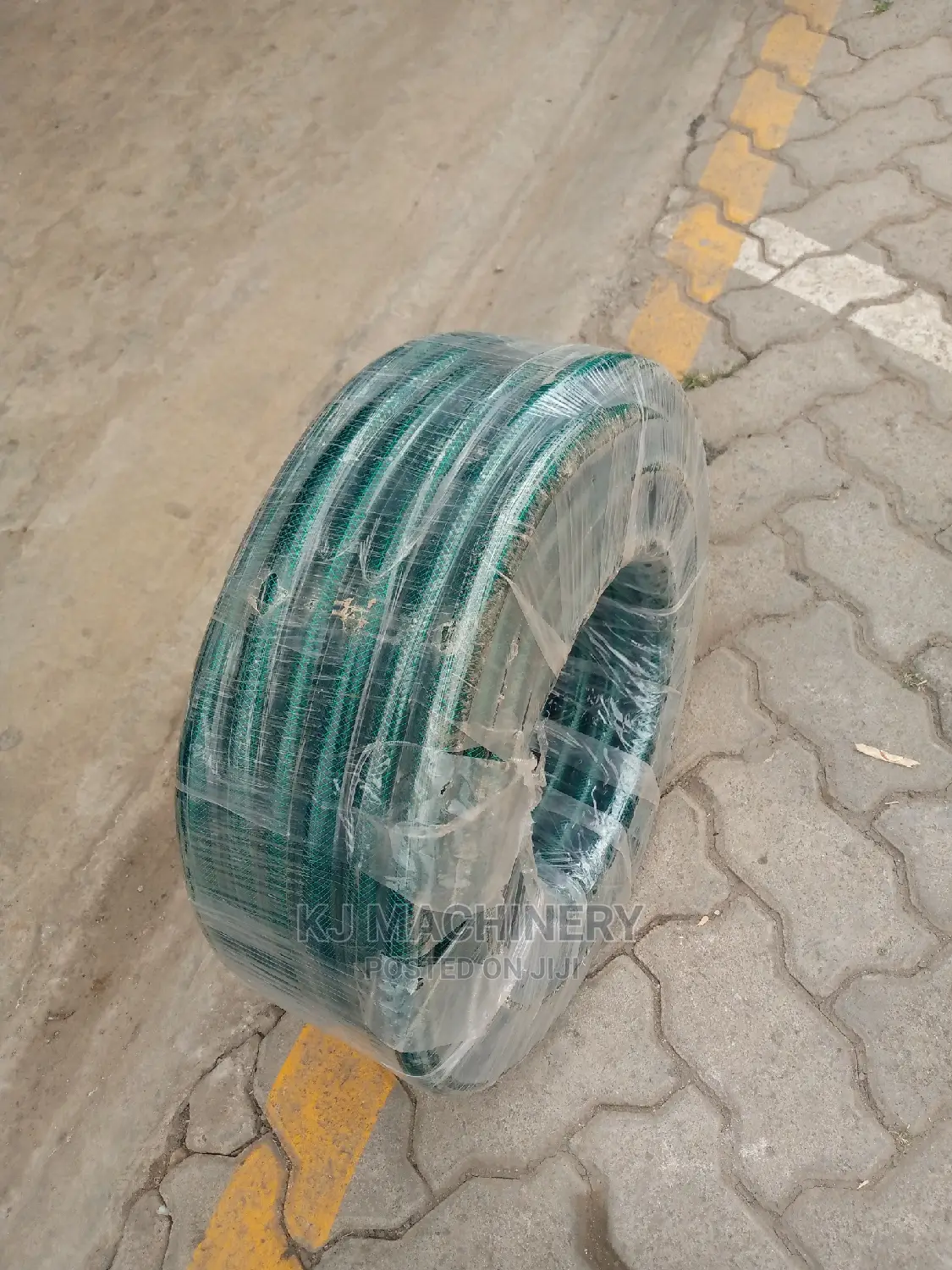 Green Braided Hoses -1 Inch