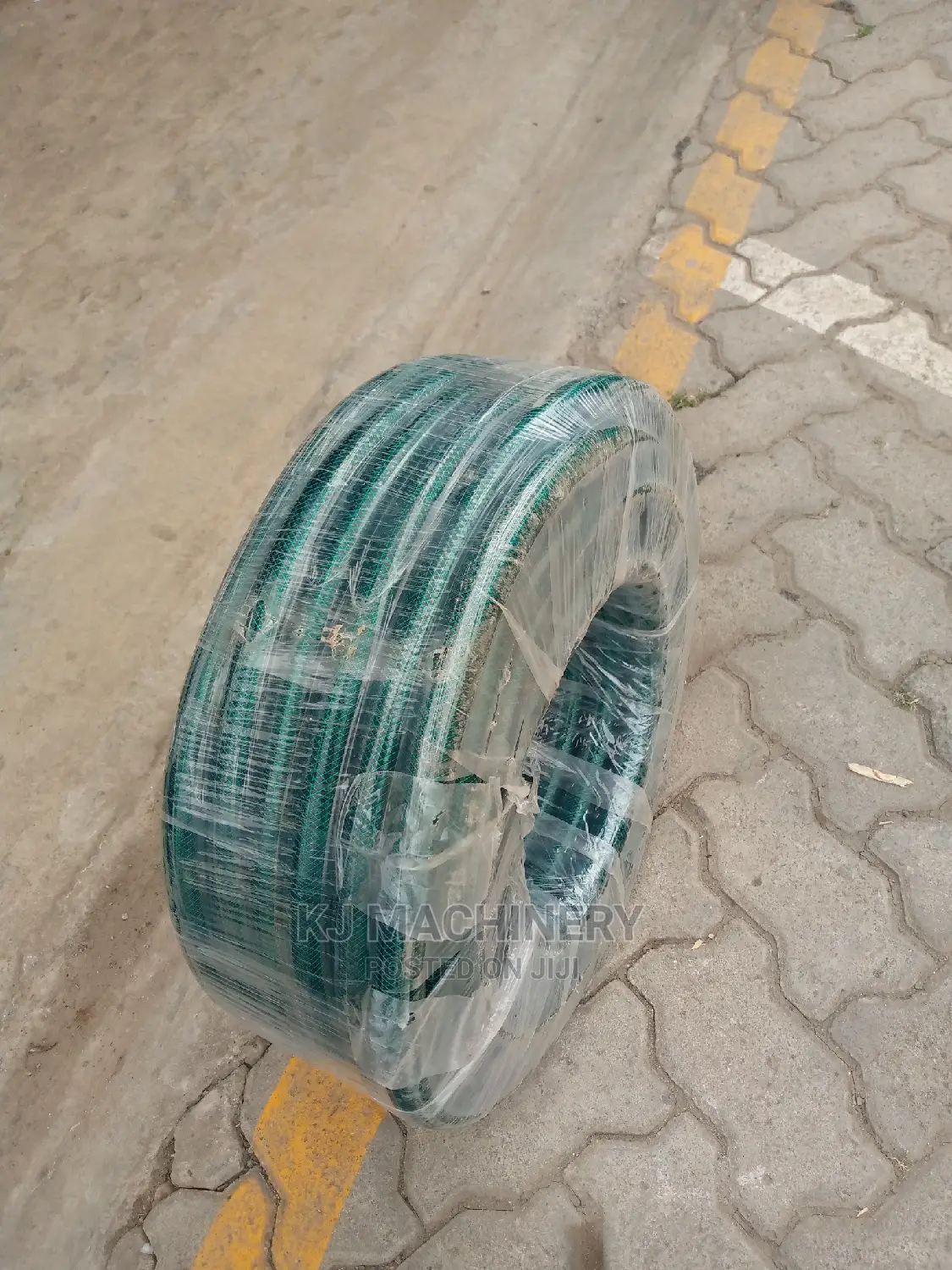 Green Braided Hoses -1 Inch