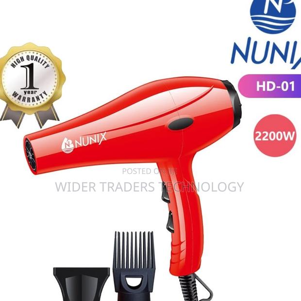 HAND DRYER;- Nunix 2200W Blow Dry Hair Dryer , - main view