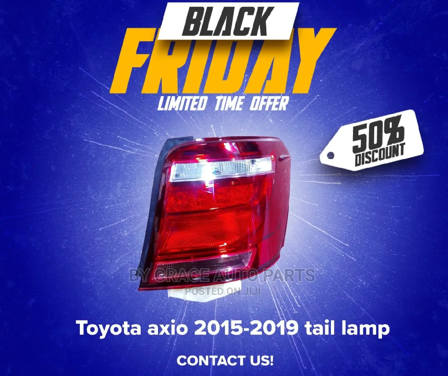 Toyota Axio 2015‐2019 Tail Lamp