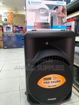 Pro Sound 15 Inches Speaker+Soundbest Wireless