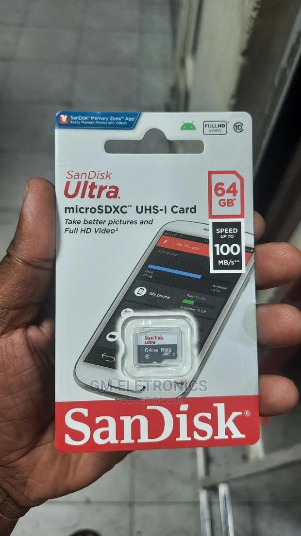 Sandisk Ultra Micro Sd-c10 Memory Card 64gb - main view