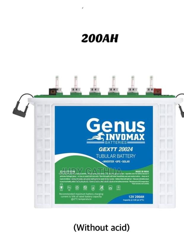 Tall Tabulator Solar Battery 200ah