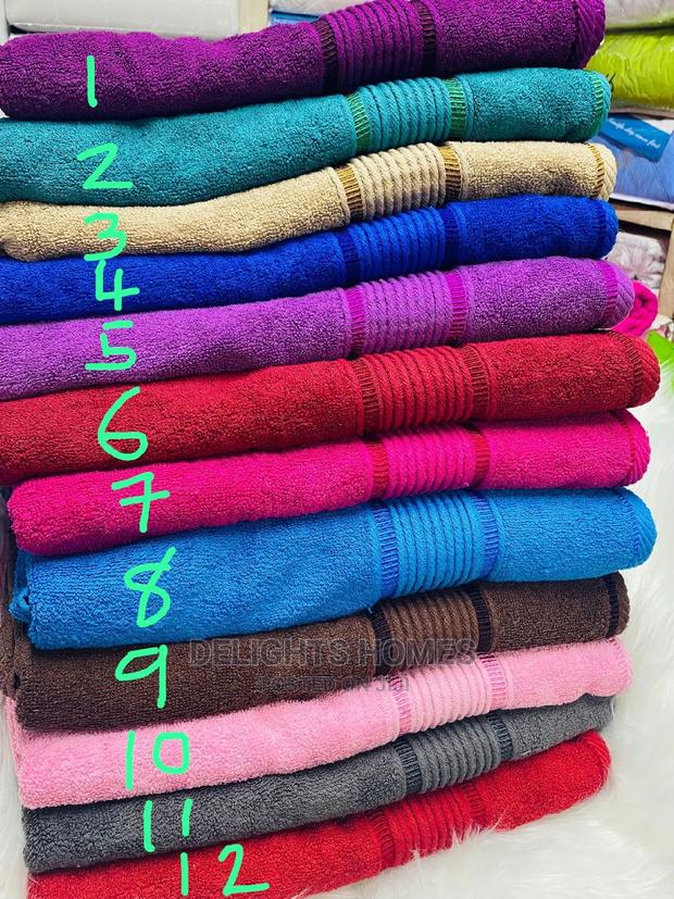Large Coloured Towels - main view
