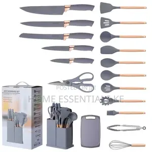 19pcs Silicone Spoon Set