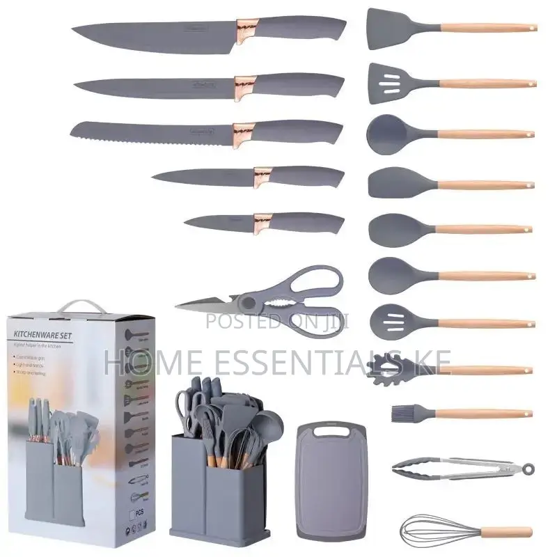 19pcs Silicone Spoon Set
