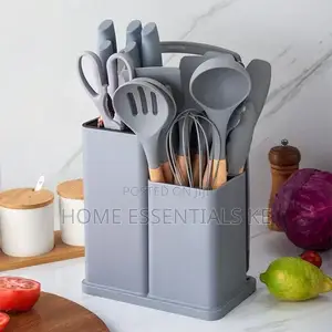 19pcs Silicone Spoon Set