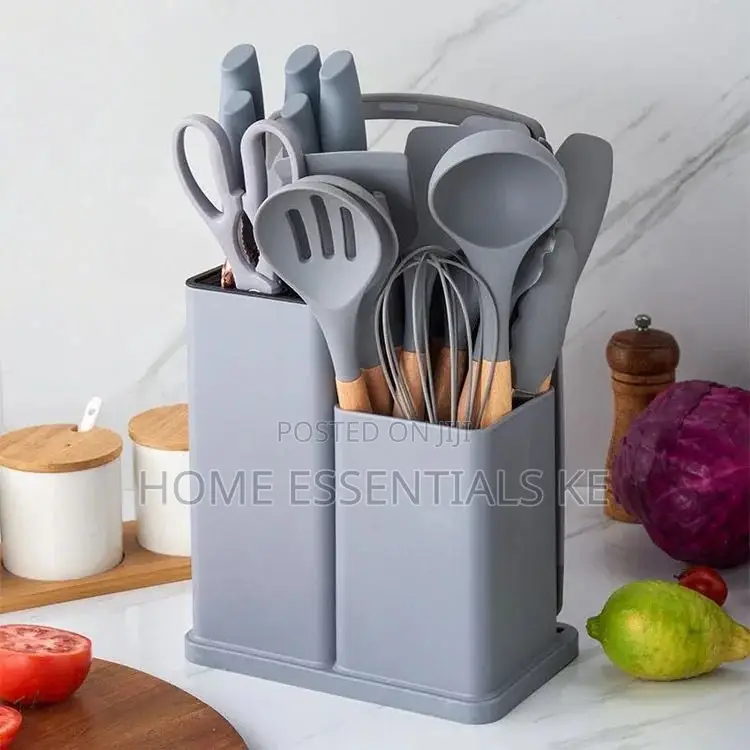 19pcs Silicone Spoon Set