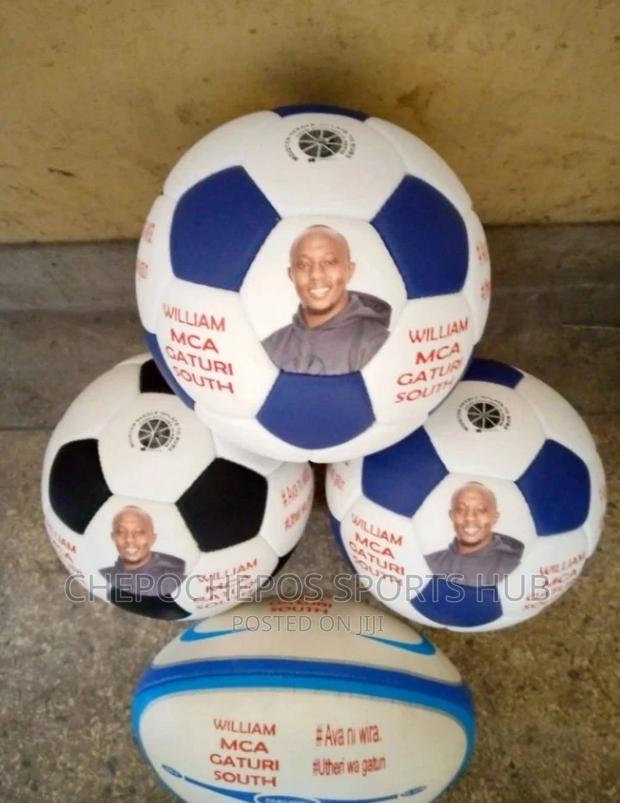 Branded Leather Ball With Images - thumbnail 3