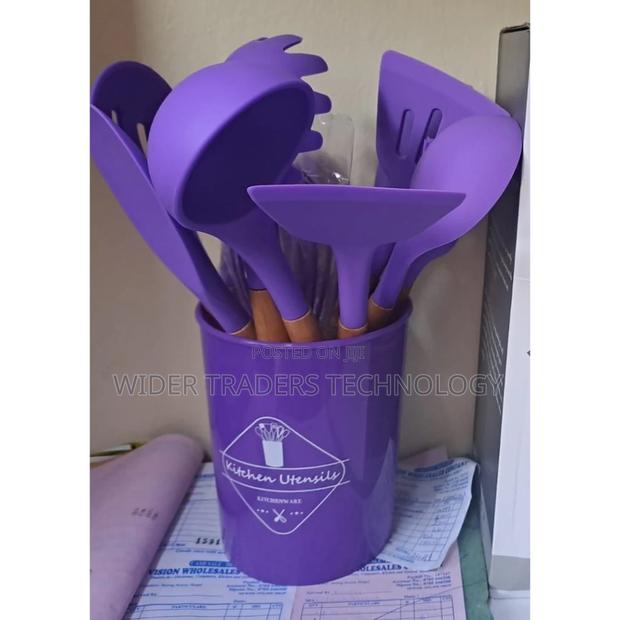 Silicone Non Stick Spoon Set 12 PCS