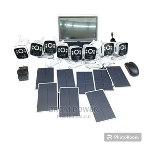 Solar CCTV Camera 8 Channel