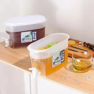 3.5L Large Capacity Fruit Brewing Tea Bottle Refrigerator