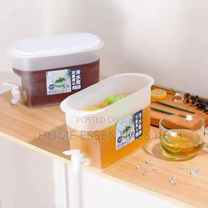 3.5L Large Capacity Fruit Brewing Tea Bottle Refrigerator