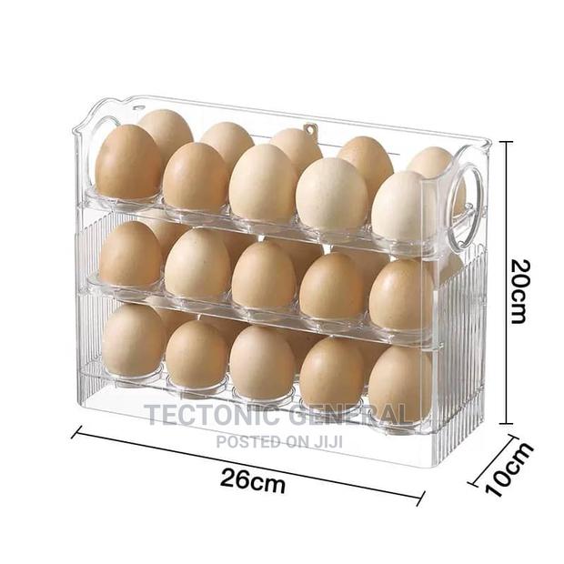 *30 Egg Household Storage Box Kitchen Refrigerator Egg Tray - thumbnail 3