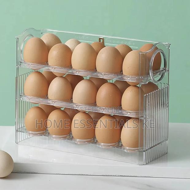 *30 Egg Household Storage Box Kitchen Refrigerator Egg Tray - thumbnail 3