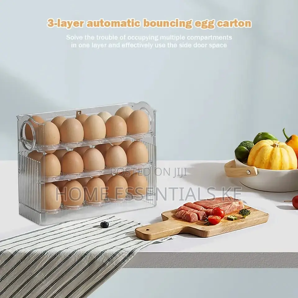 *30 Egg Household Storage Box Kitchen Refrigerator Egg Tray