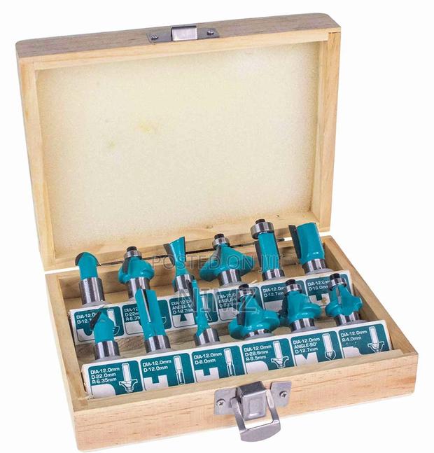 Total TACSR2121 12pcs Router Bits Set(12mm) - main view