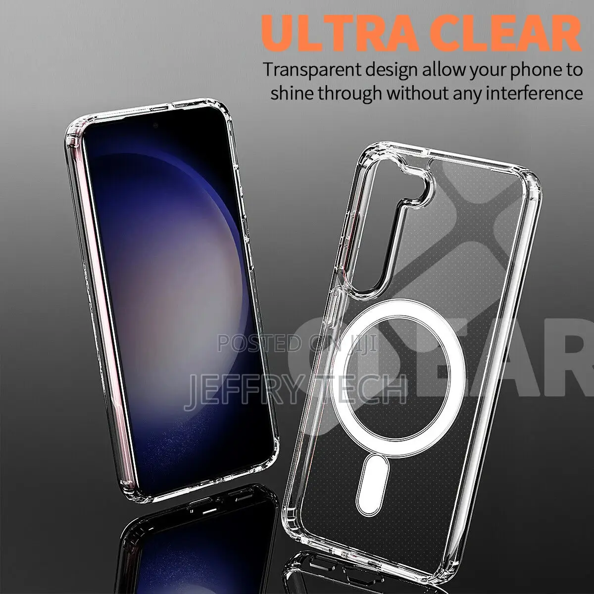 Samsung Galaxy S23 Ultra/S23 Plus Magsafe Case Clear Hybrid