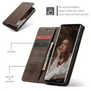 For Huawei P40 Lite Case Retro Leather Card Wallet Flip Cov