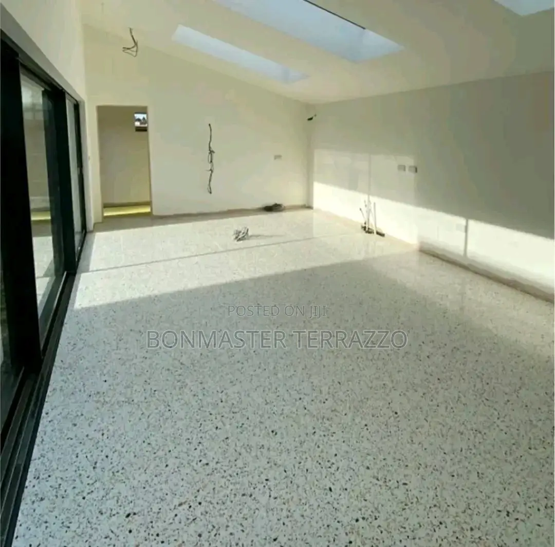 Pure White Terrazo