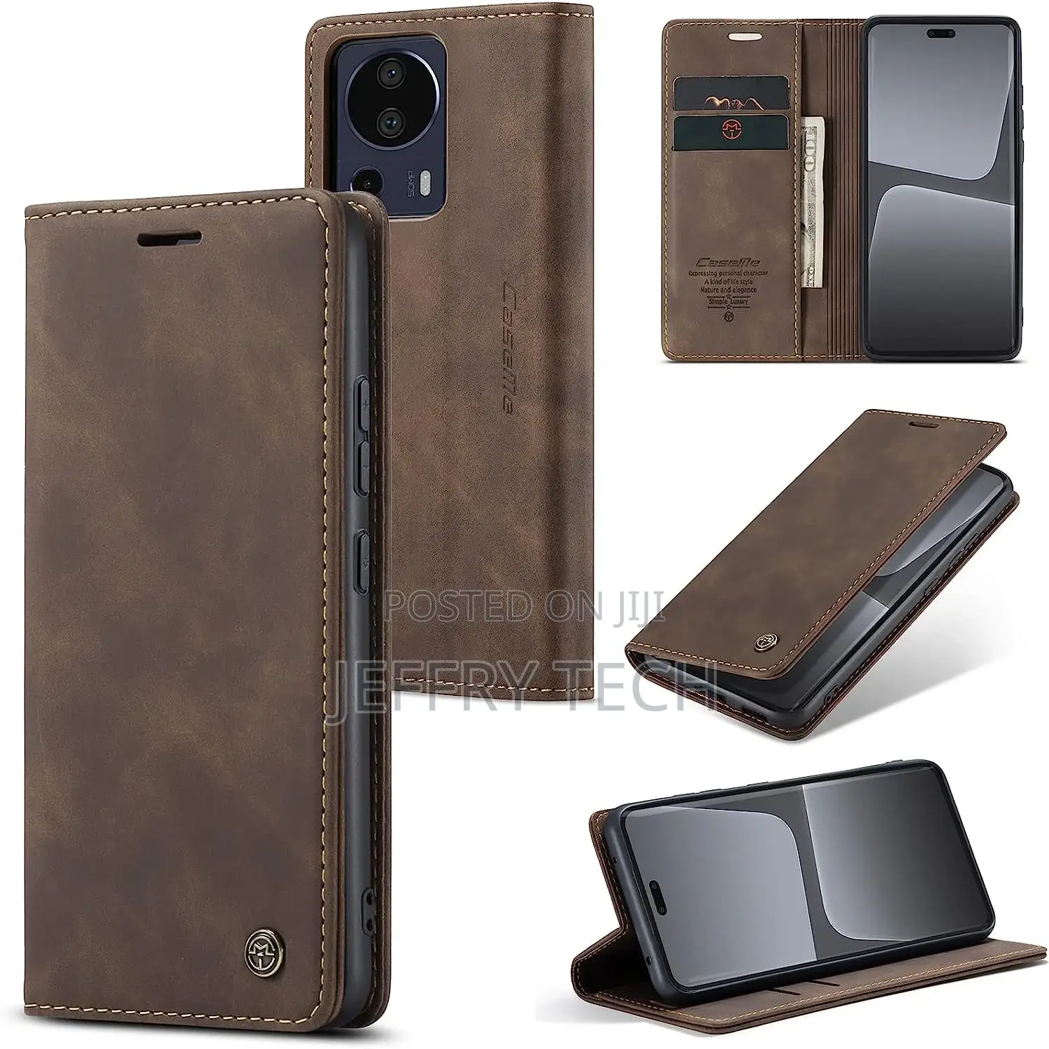 Xiaomi 13 Lite Caseme 013 Multifunctional Horizontal Flip Le