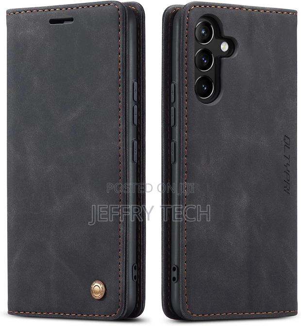 QLTYPRI Case for Samsung Galaxy A14 4g/5g, Vintage PU Leathe