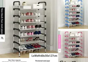 7 Layer Stainless Steel Executive Shoe Rack Organizer