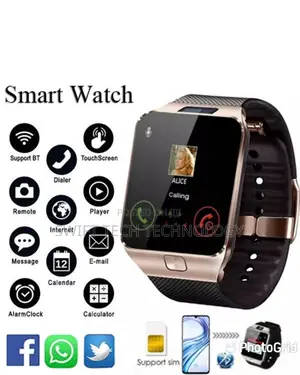 Smartwatch DZ09 Smart Watch Support TF SIM Camera