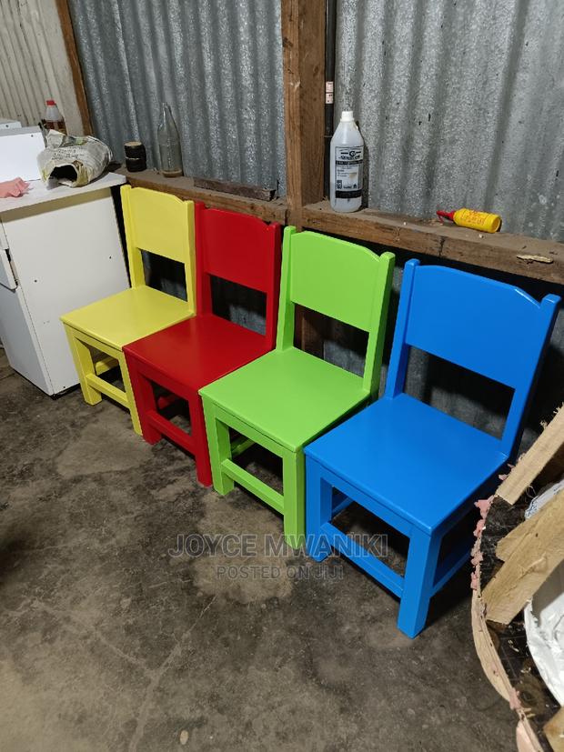 Kindergarten Chairs in Different Colours - main view