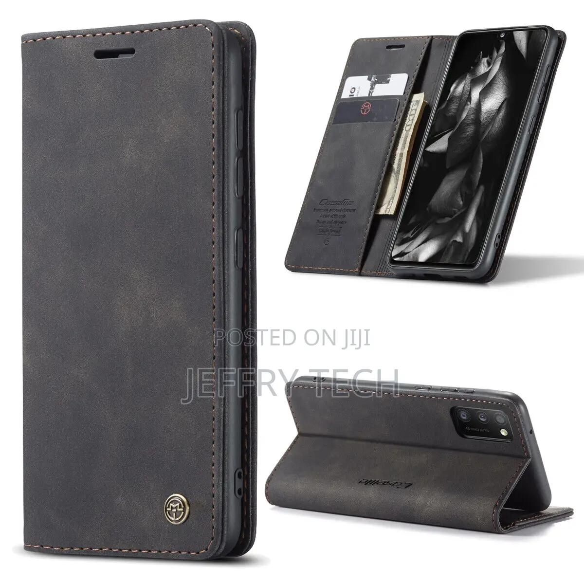 For iPhone 12 11 Samsung S20 S10 Leather Case Top Selling Fl