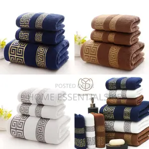 *3 in 1 Towel Set 2pcs (33*74cm),1pc(70*140cm)