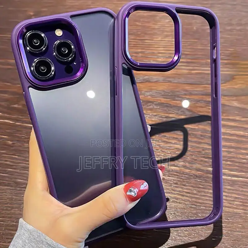 Clear Phone Case for iPhone 14 13 12 Pro Max Casing Transpar