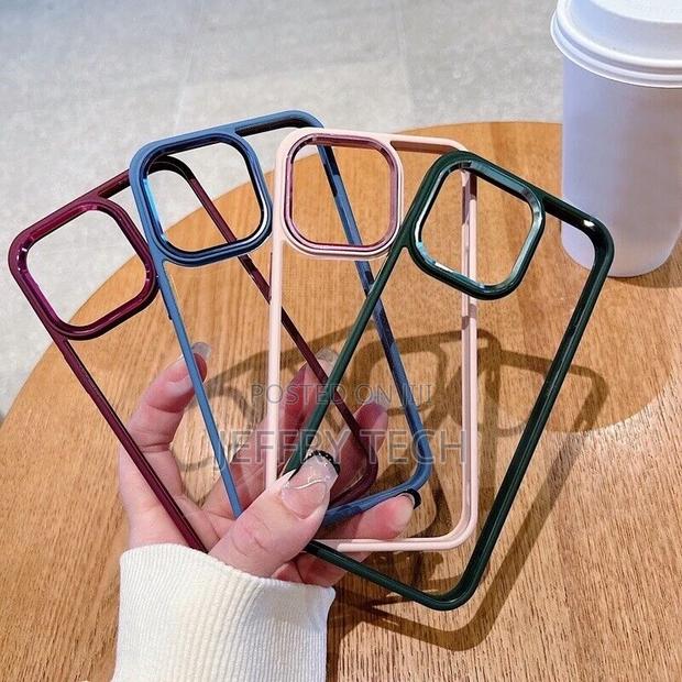 Clear Phone Case for iPhone 14 13 12 Pro Max Casing Transpar - thumbnail 2