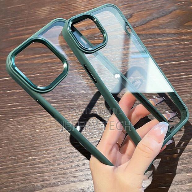Clear Phone Case for iPhone 14 13 12 Pro Max Casing Transpar - thumbnail 3