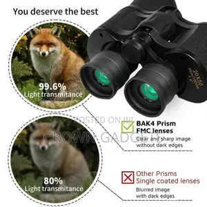 1pc Binoculars 60 X 60 Binoculars Outdoo
