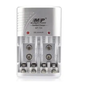 Multiple Power AA AAA 9V Battery Standard Charger Ni-Mh Ni-C