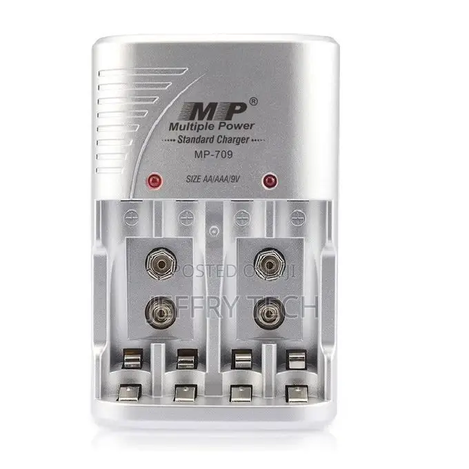 Multiple Power AA AAA 9V Battery Standard Charger Ni-Mh Ni-C