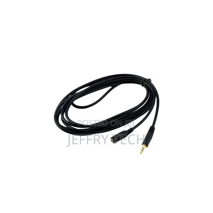 3.5 Mm Jack Male to Female Auxiliary Audio Cable
