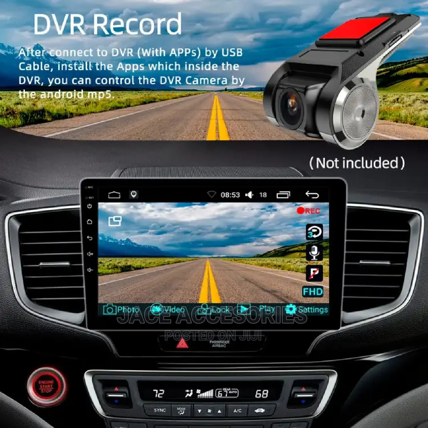 7', 9, 10',Car Android Radio 2g+32 Ram With Cooling Fan