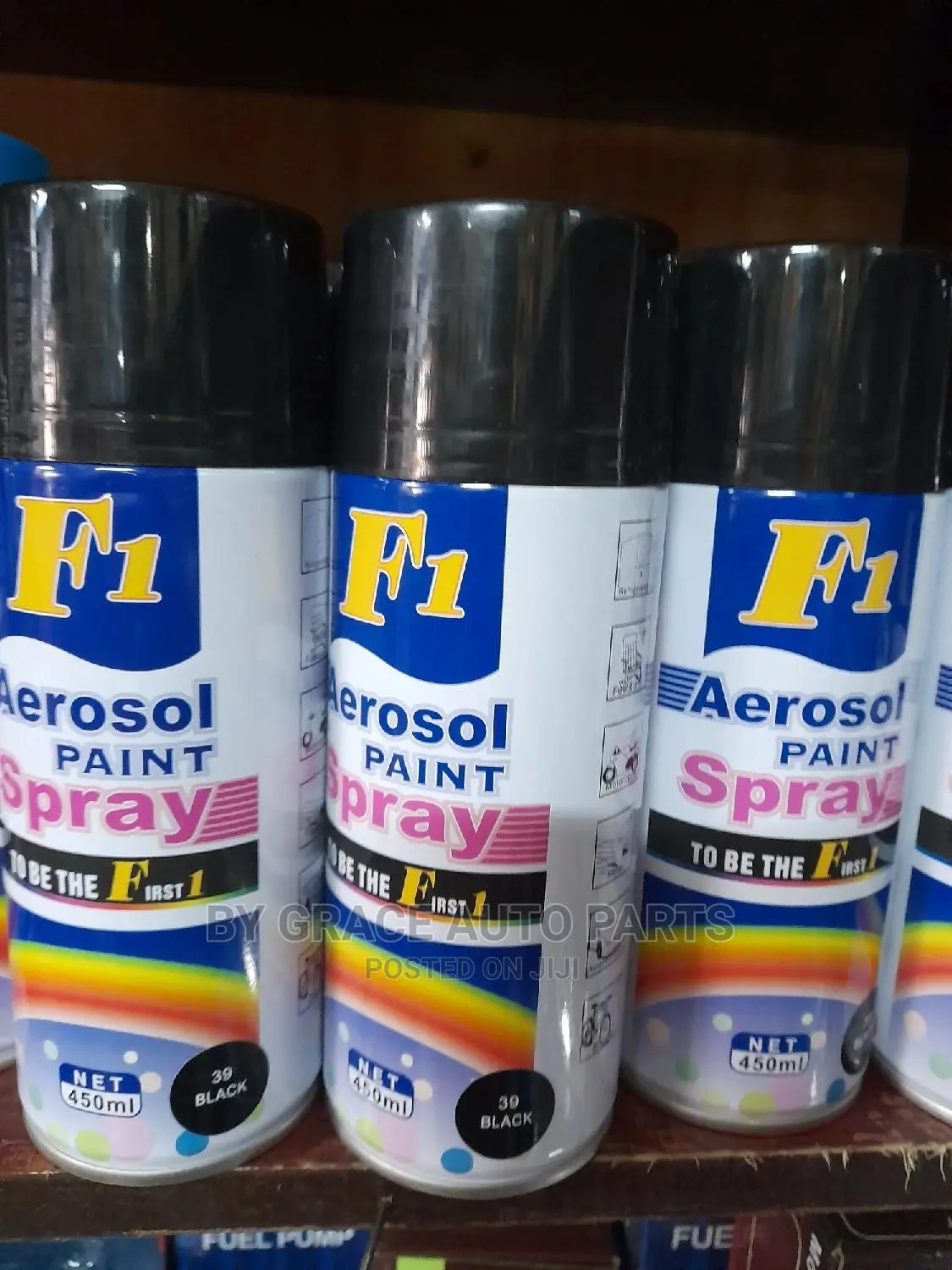 Spray Paint Black.