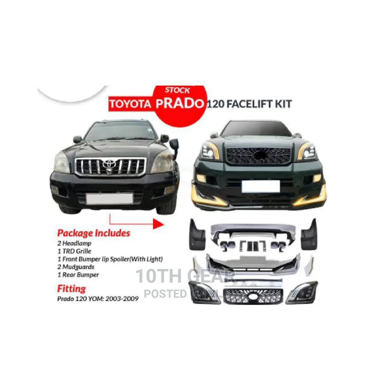 Toyota Prado 120 Facelift
